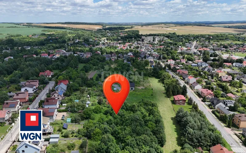 Grunt budowlany jednorodzinny na  sprzedaż Zawiercie - Duża  działka budowlana z prywatną drogą